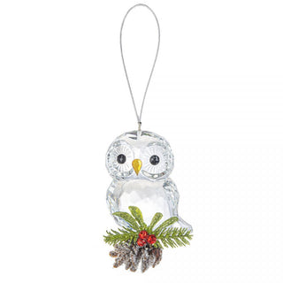 Teeny Owl Pinecone Ornament