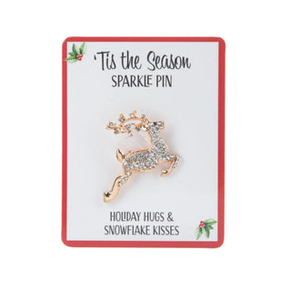 Holiday Sparkle Brooch Pins
