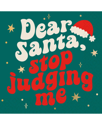 Stop Judging Cocktail Napkin