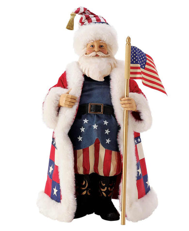 Possible Dreams Stars And Stripes USA Santa