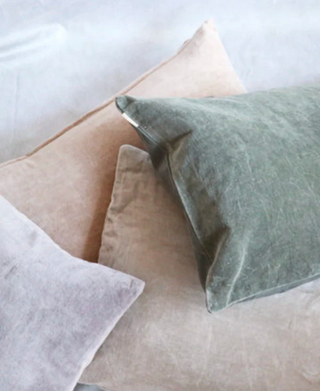 Vera Velvet Pillow in Cypress