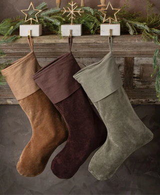 Vera Velvet Stocking - Sienna