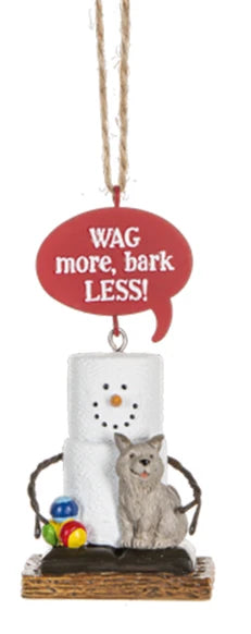 S'mores Dog Talk Ornaments