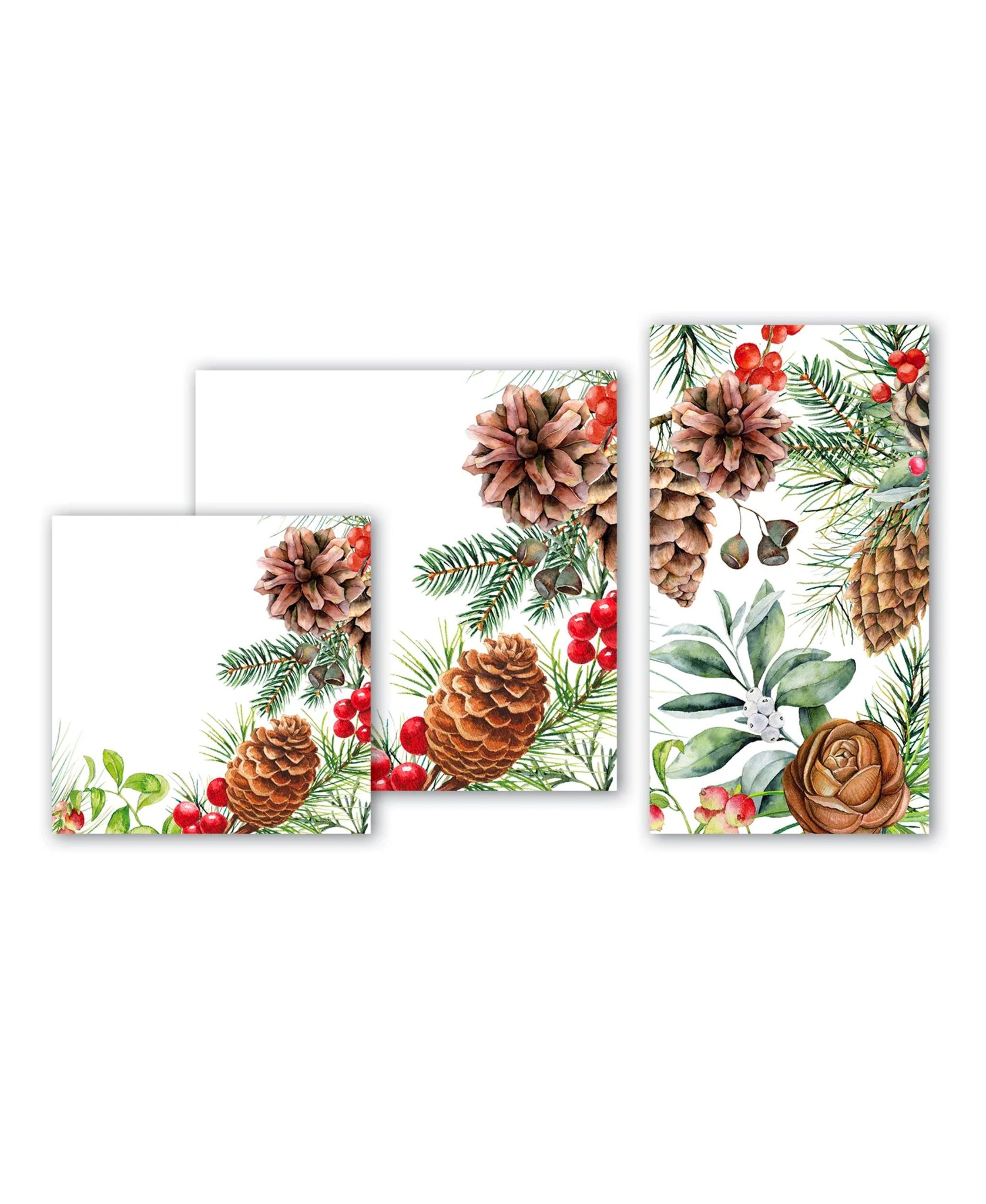 Michel Design Works White Spruce Hostess Napkins