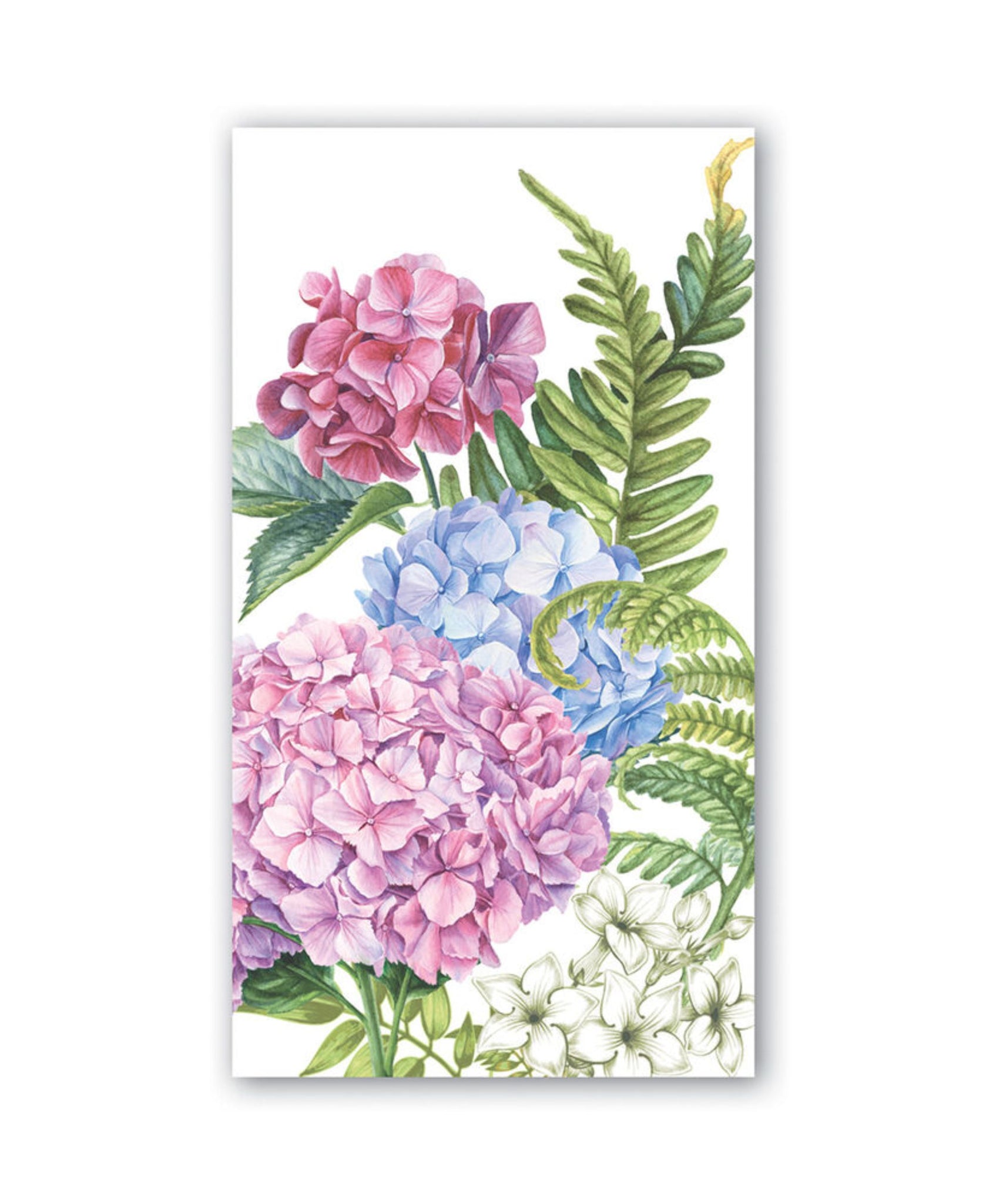 Michel Design Works Wild Hydrangea Hostess Napkins