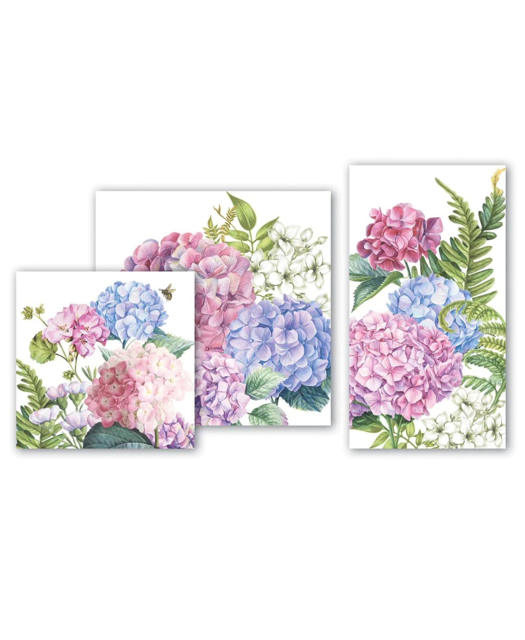 Michel Design Works wild Hydrangea Cocktail Napkins