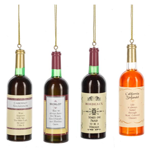 Wine Bottle Ornaments