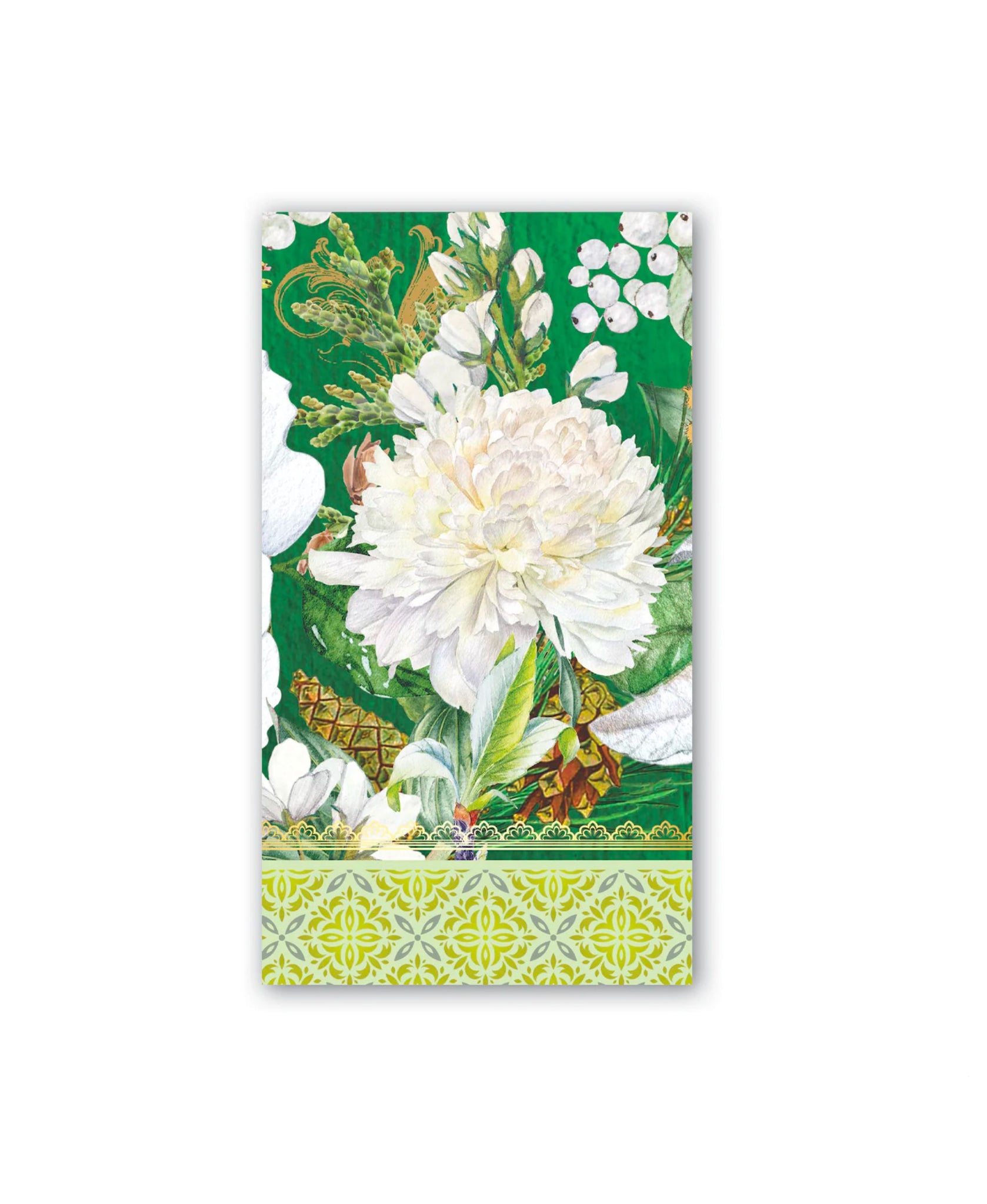 Michel Design Works Winter Blooms Hostess Napkins