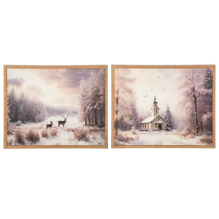 Winter Scene Wall Decor