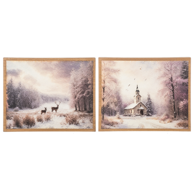 Winter Scene Wall Decor