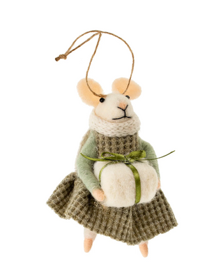 Wintergreen Willa Mouse Ornament