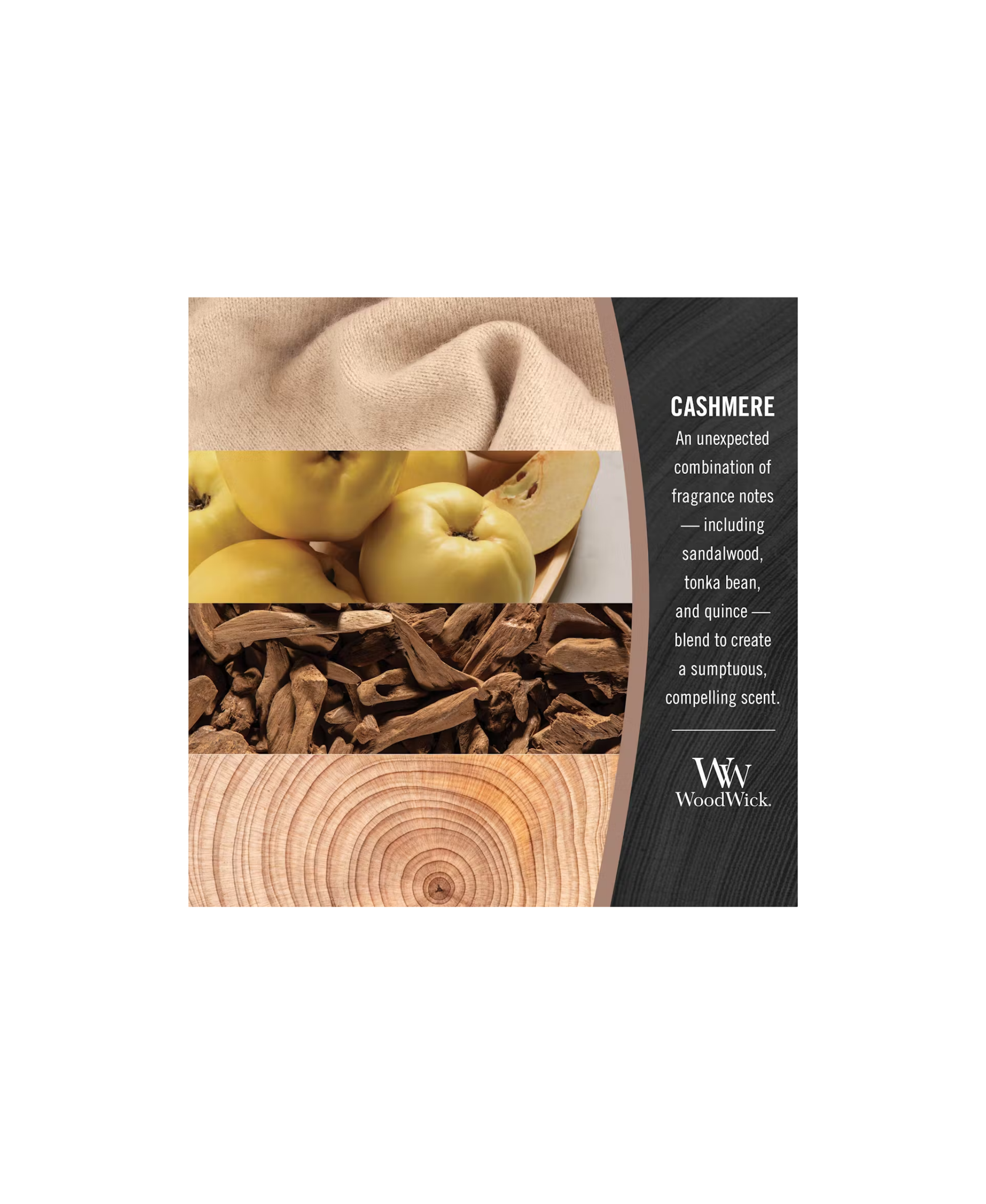 WoodWick Cashmere Candle - Medium