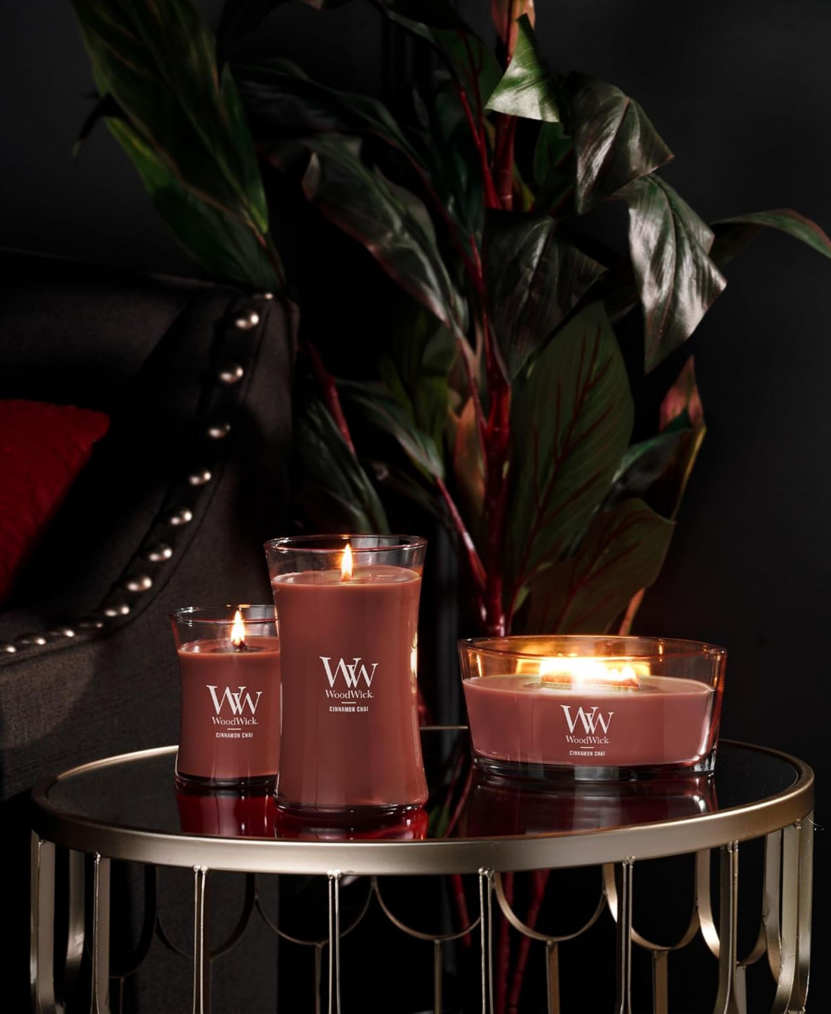 WoodWick Cinnamon Chai Candle - Ellipse