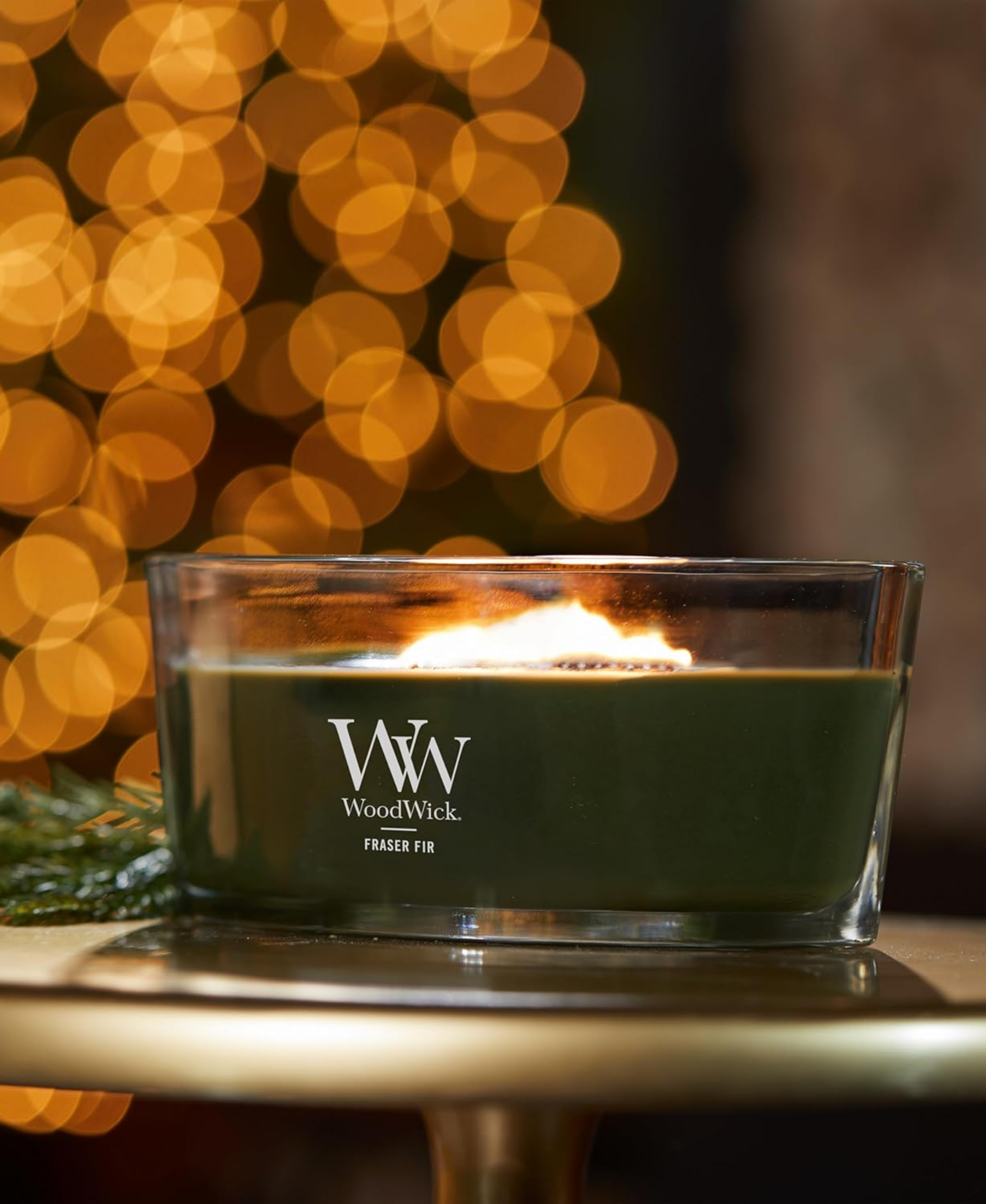 WoodWick Fraser Fir Candle - Ellipse