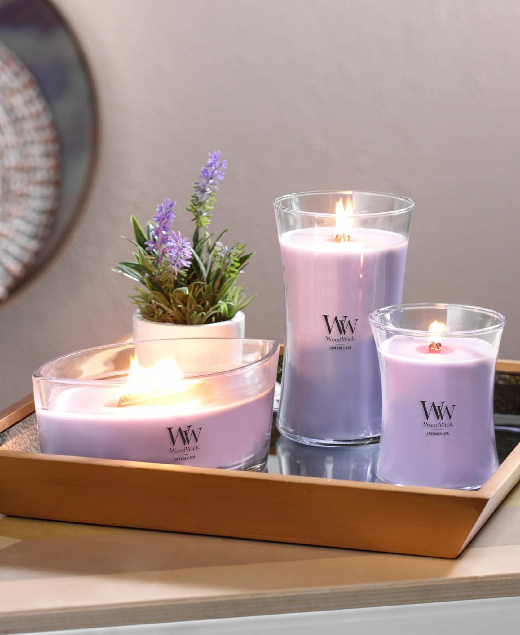 WoodWick Lavender Spa Candle - Medium