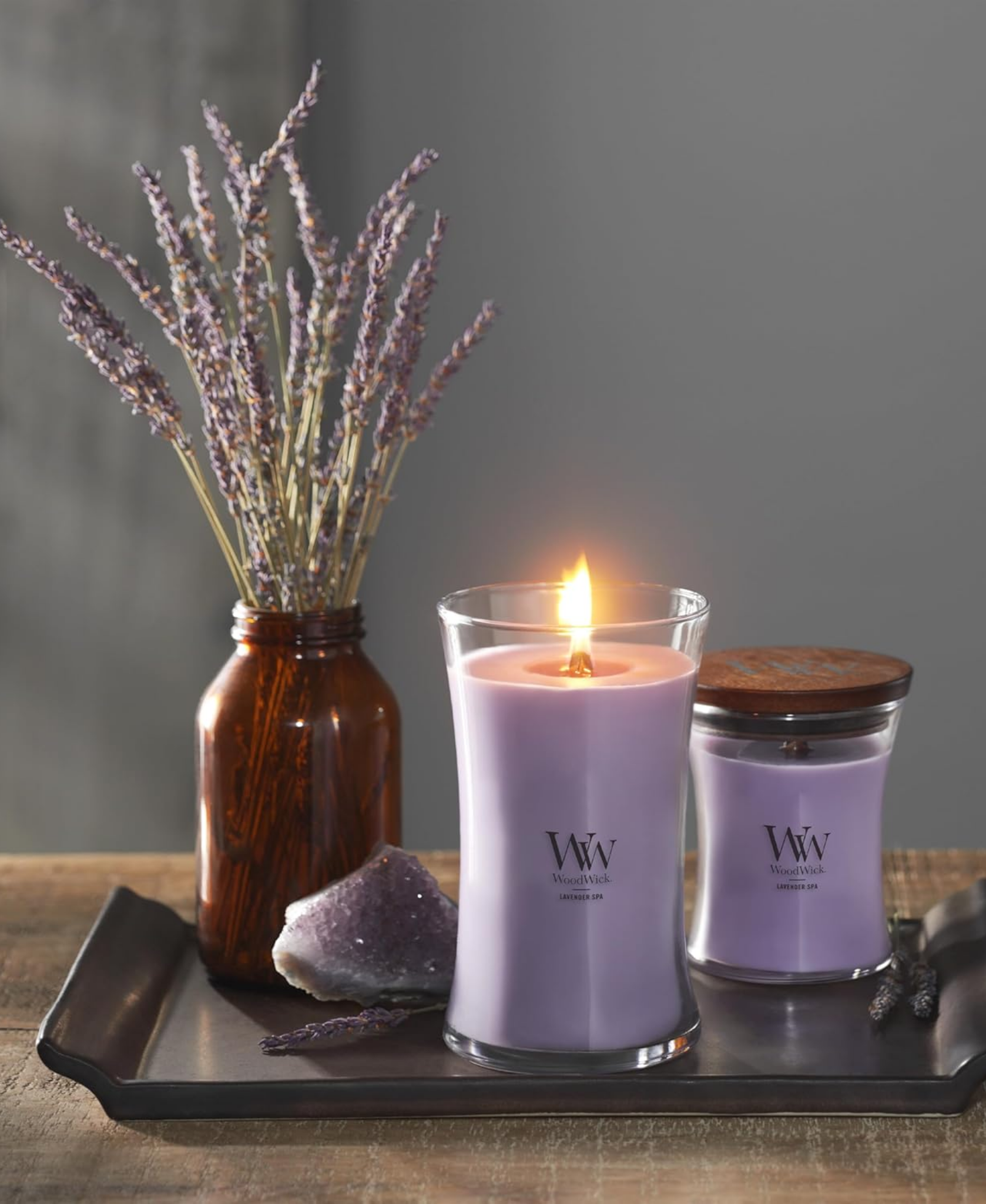 WoodWick Lavender Spa Candle - Medium
