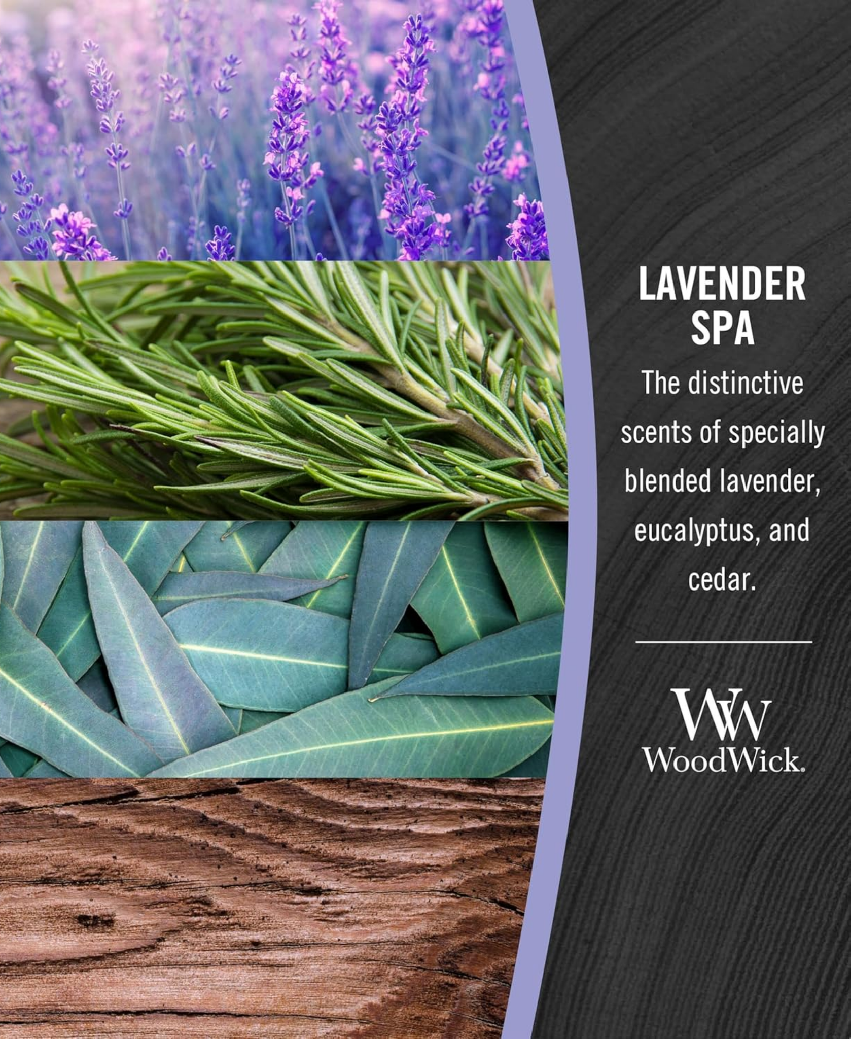 WoodWick Lavender Spa Candle - Medium