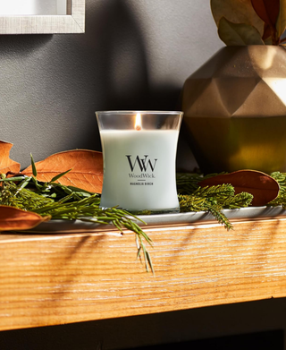 WoodWick Magnolia Birch Candle - Medium