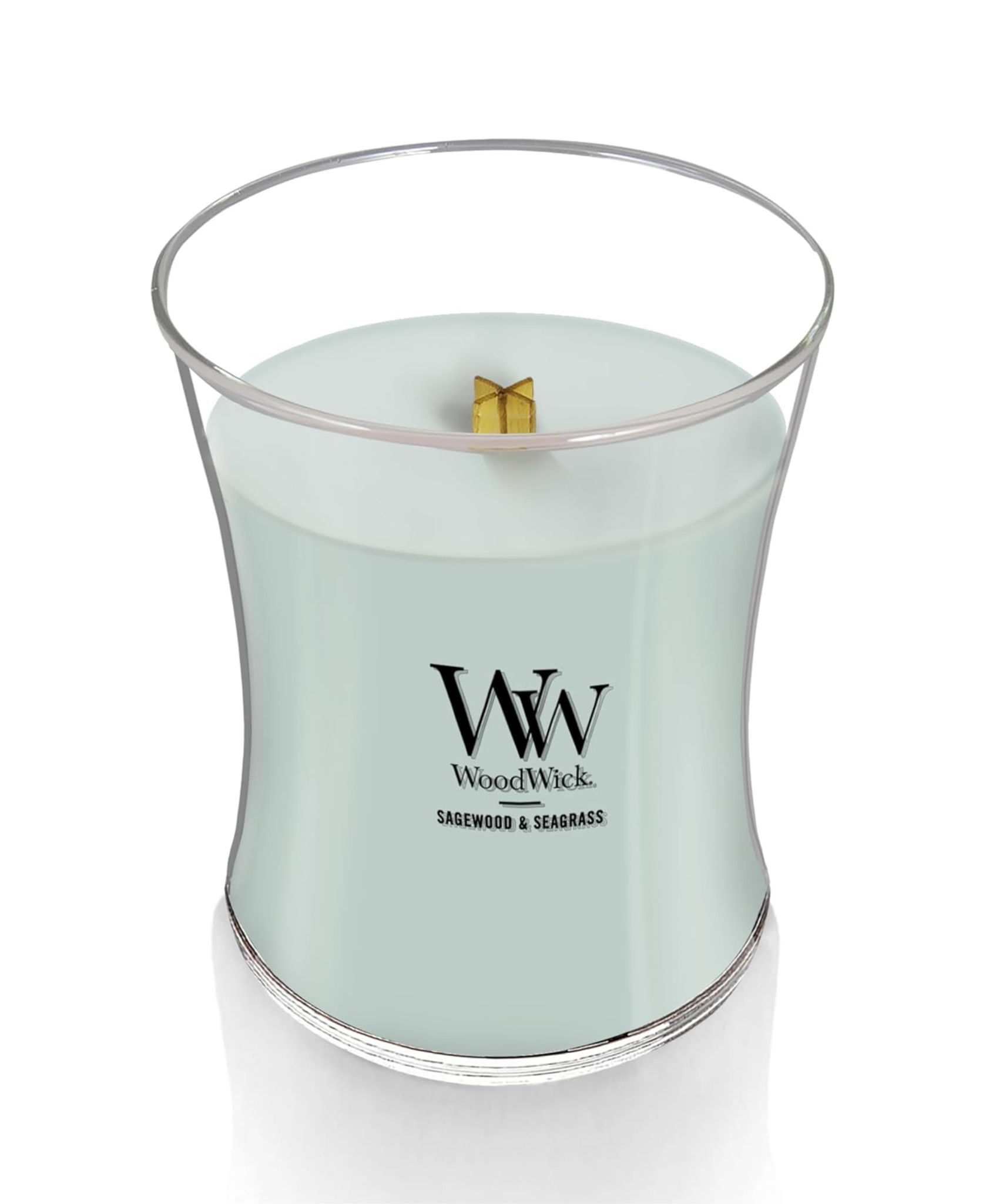 WoodWick Sagewood & Seagrass Candle - Medium
