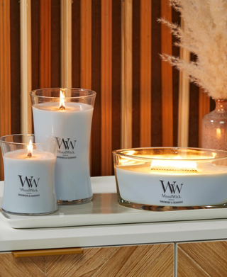 WoodWick Sagewood & Seagrass Candle - Medium