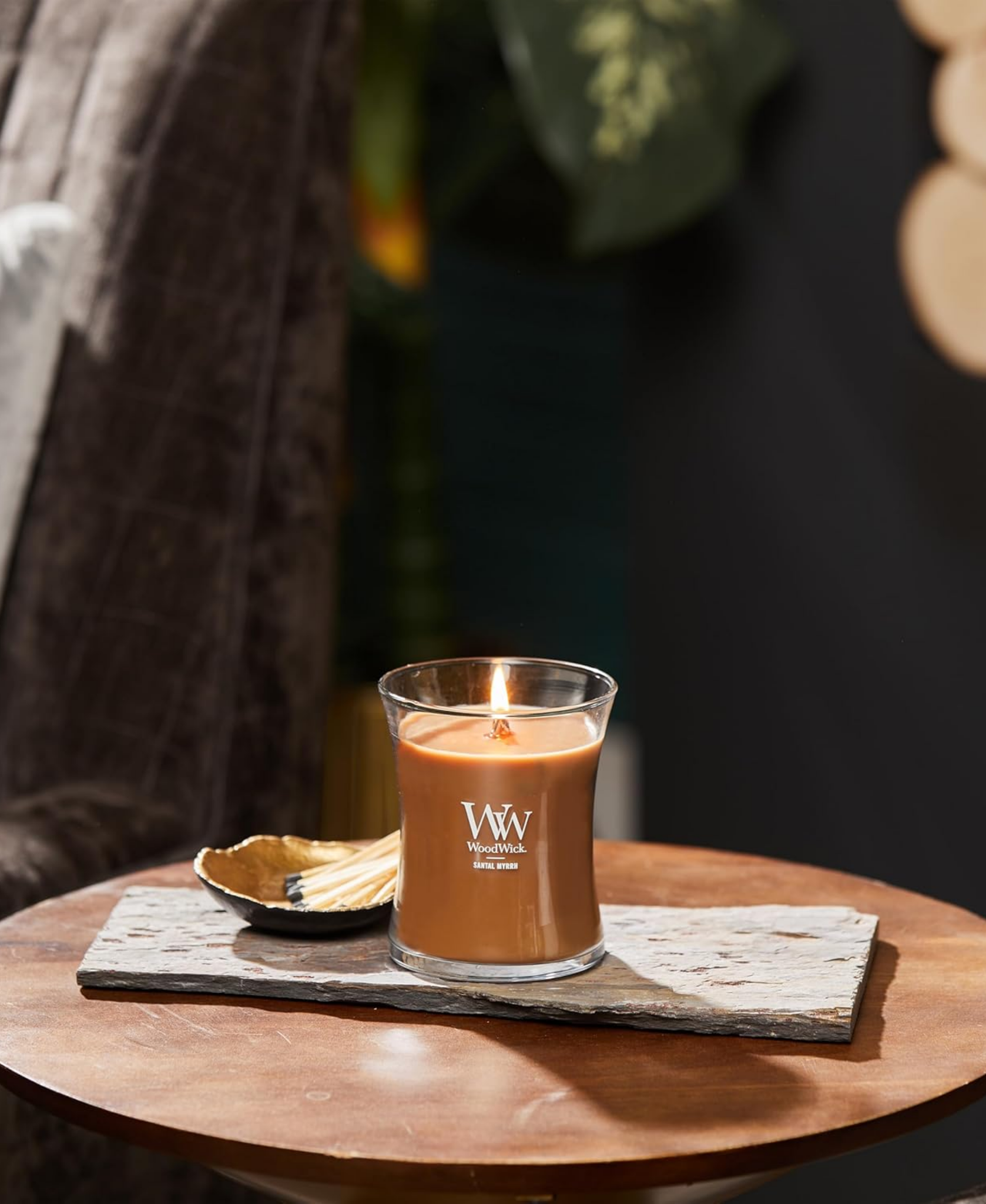 WoodWick Santal Myrrh Candle - Medium