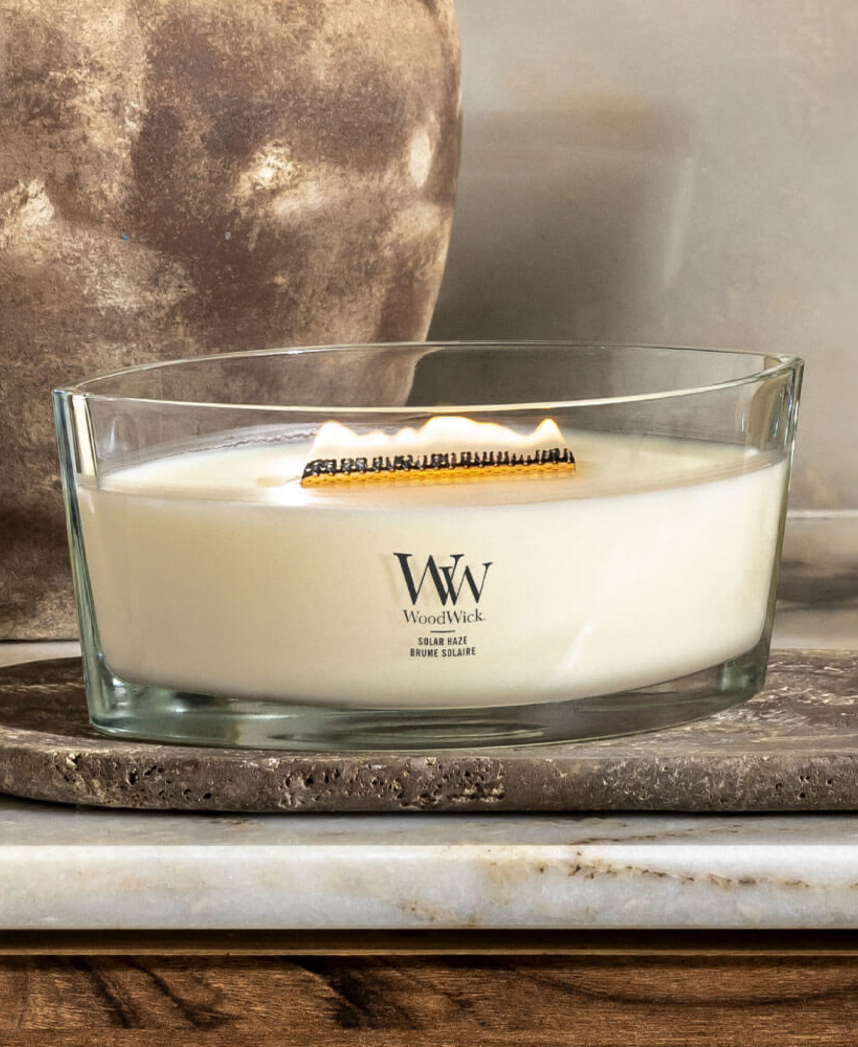 WoodWick Solar Haze Candle - Ellipse