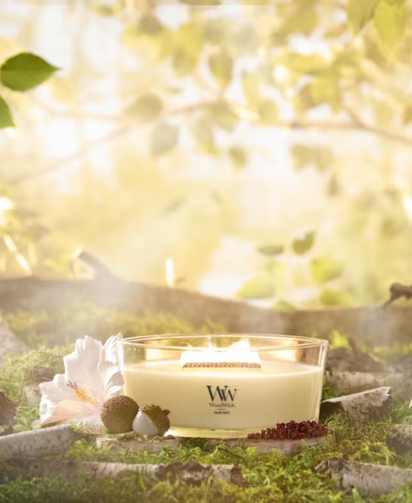 WoodWick Solar Haze Candle - Ellipse