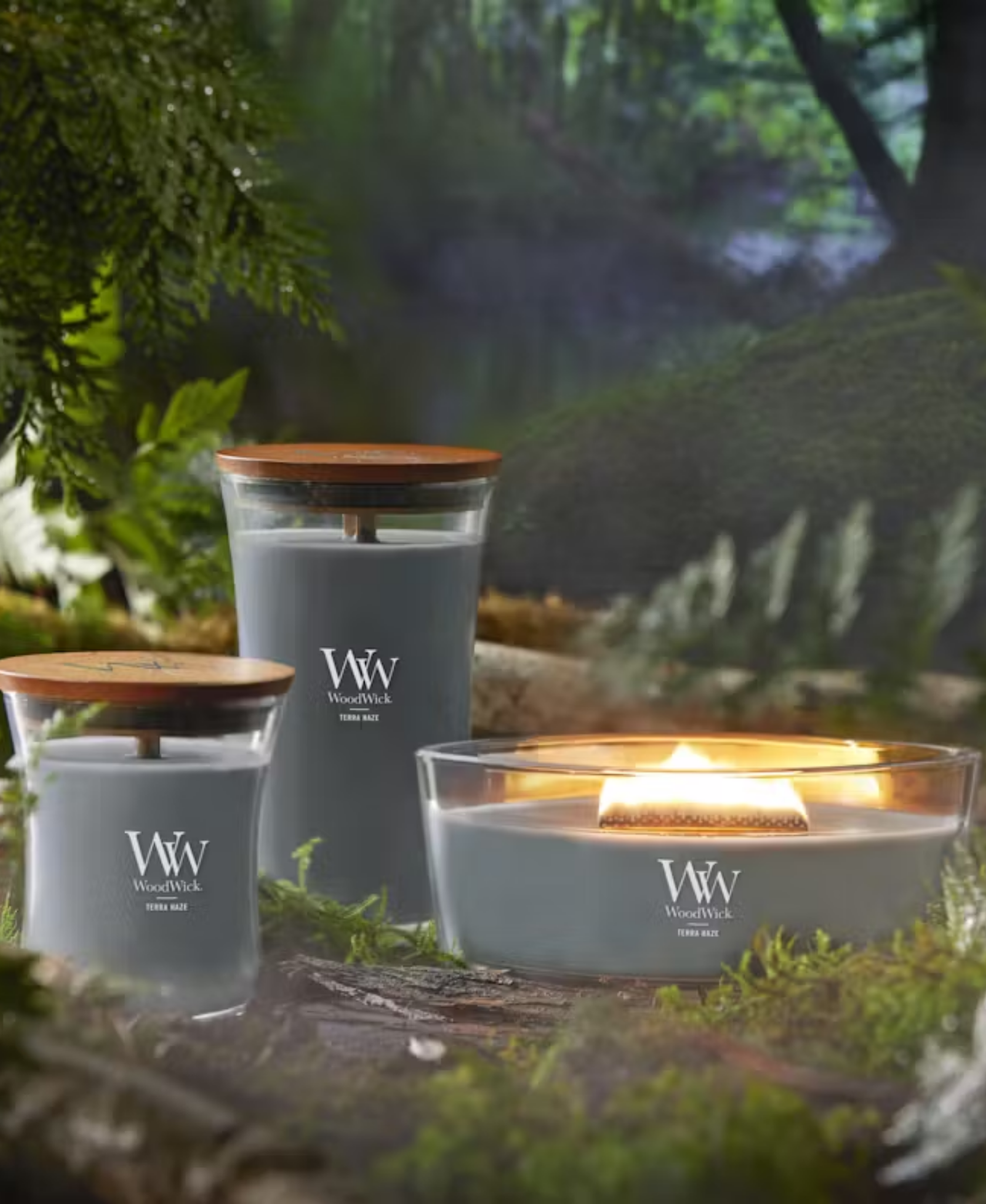 WoodWick Terra Haze Candle - Medium