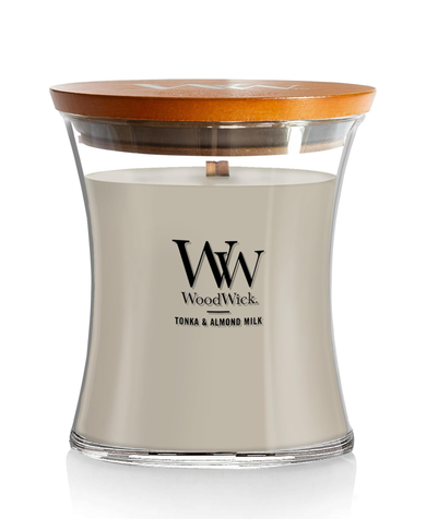 WoodWick Tonka & Almond Milk Candle - Medium