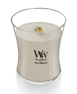 WoodWick Tonka & Almond Milk Candle - Medium