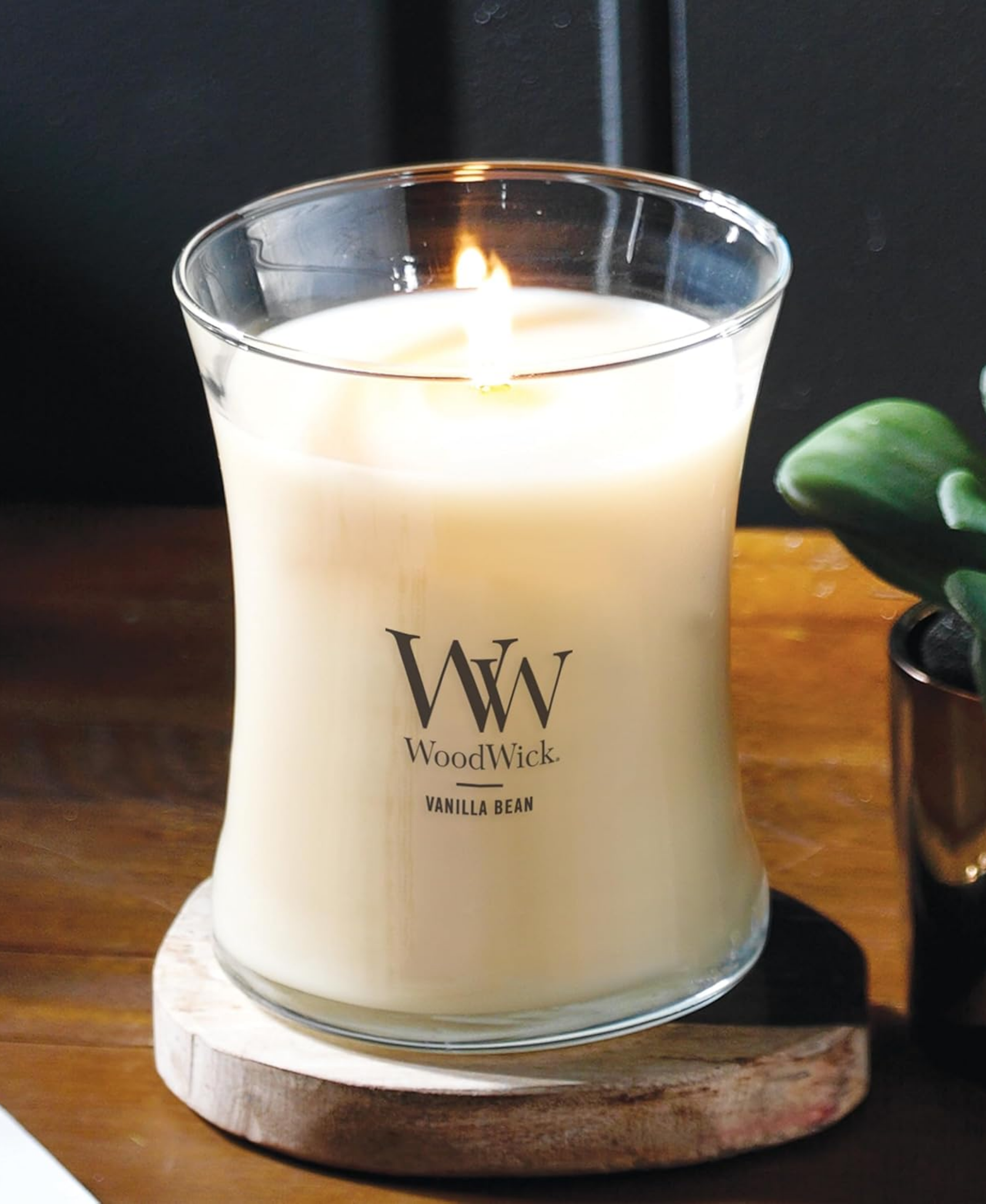 WoodWick Vanilla Bean Candle - Medium