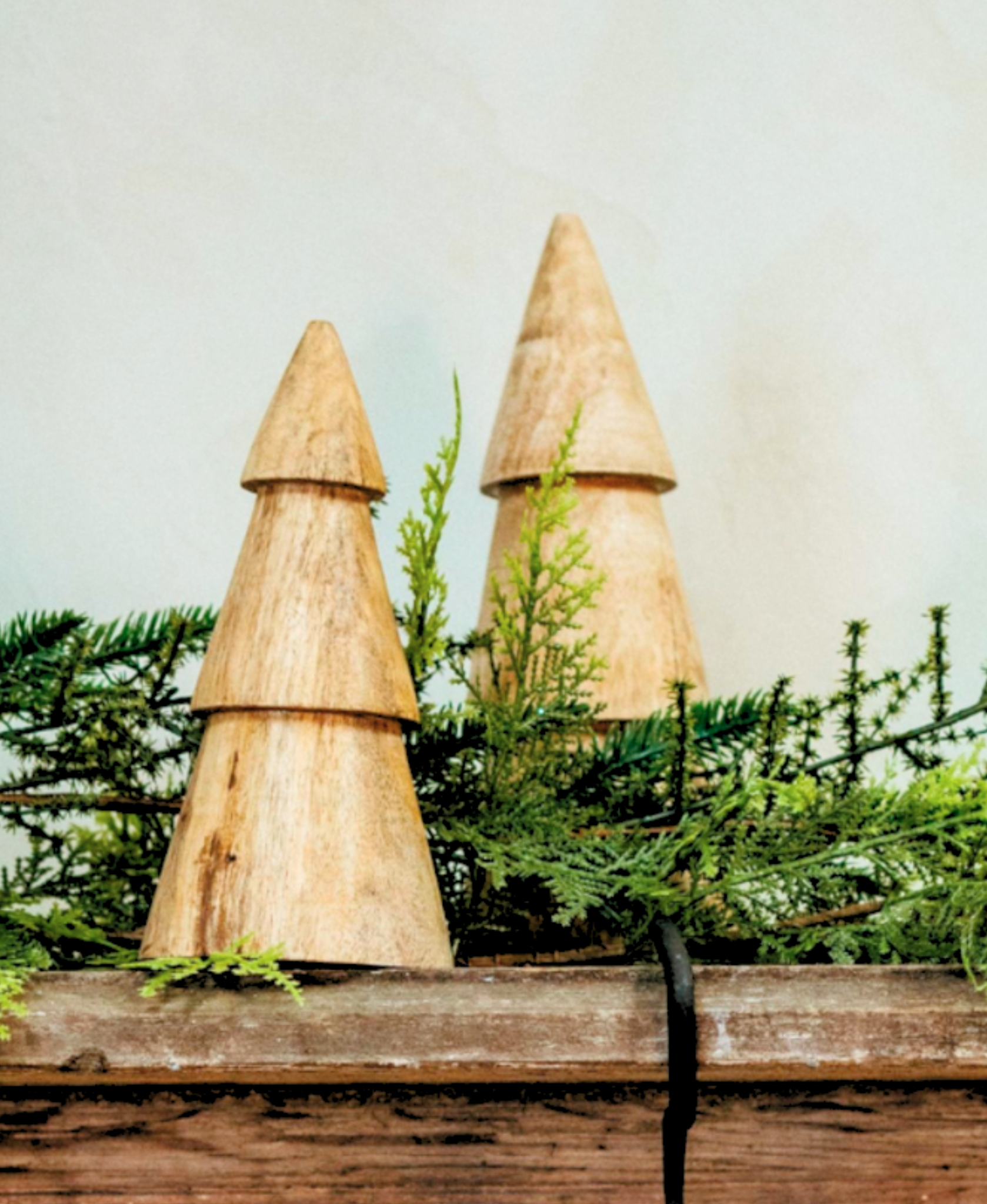 Minimalist Wooden Tree Decor Set – Home Treasures & More
