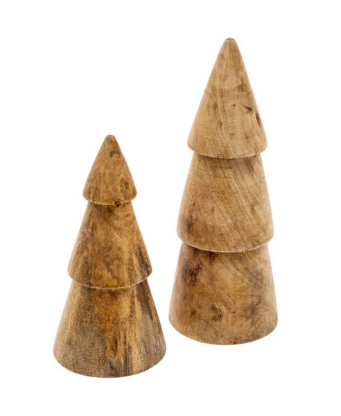 Minimalist Wooden Tree Decor Set – Home Treasures & More