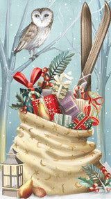 Me & McQ Woodland Sleigh 3D Pop Up Christmas Card