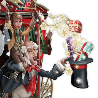 Me & McQ Christmas Carol 3D Pop Up Christmas Card