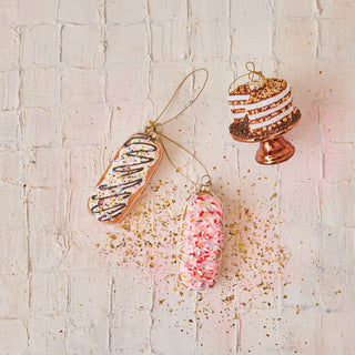 Glass Doughnut Ornaments