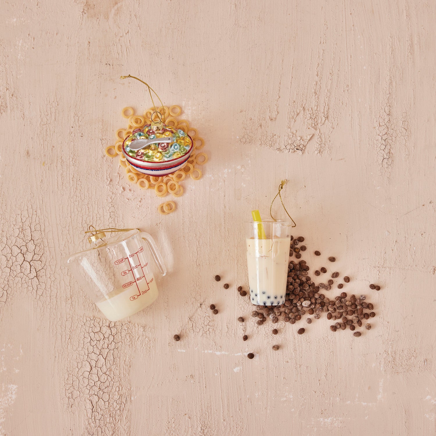 Glass Boba Tea Ornament