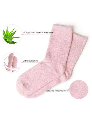 You Had Me At Aloe - Super Soft Spa Socks