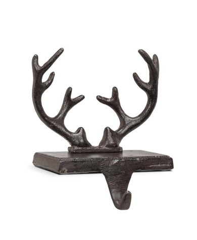 Antlers Stocking Holder - Dark Brown