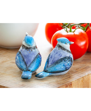 Blue Jay Salt & Pepper Shakers