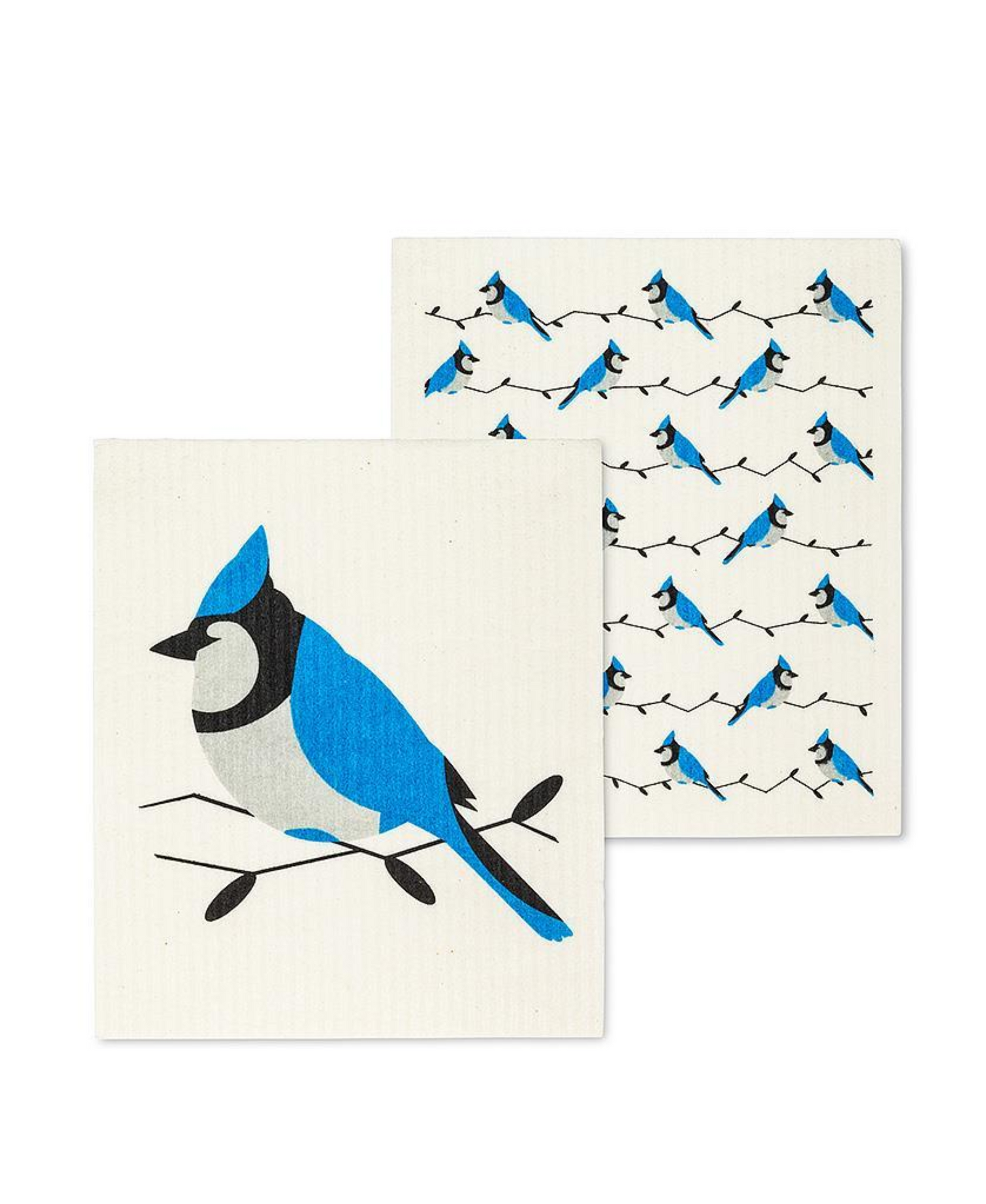 Blue Jay Dishcloths - Set of 2