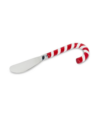 Candy Cane Handle Cheese Knife and Pate Spreader