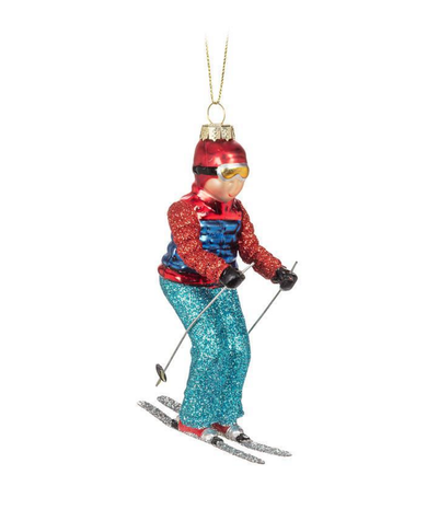 Downhill Skier Ornament