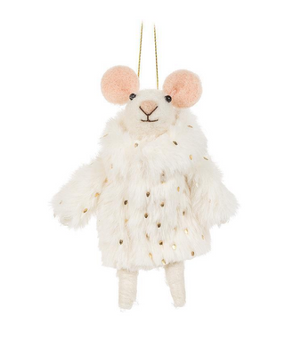 Fancy Winter Mouse Ornaments