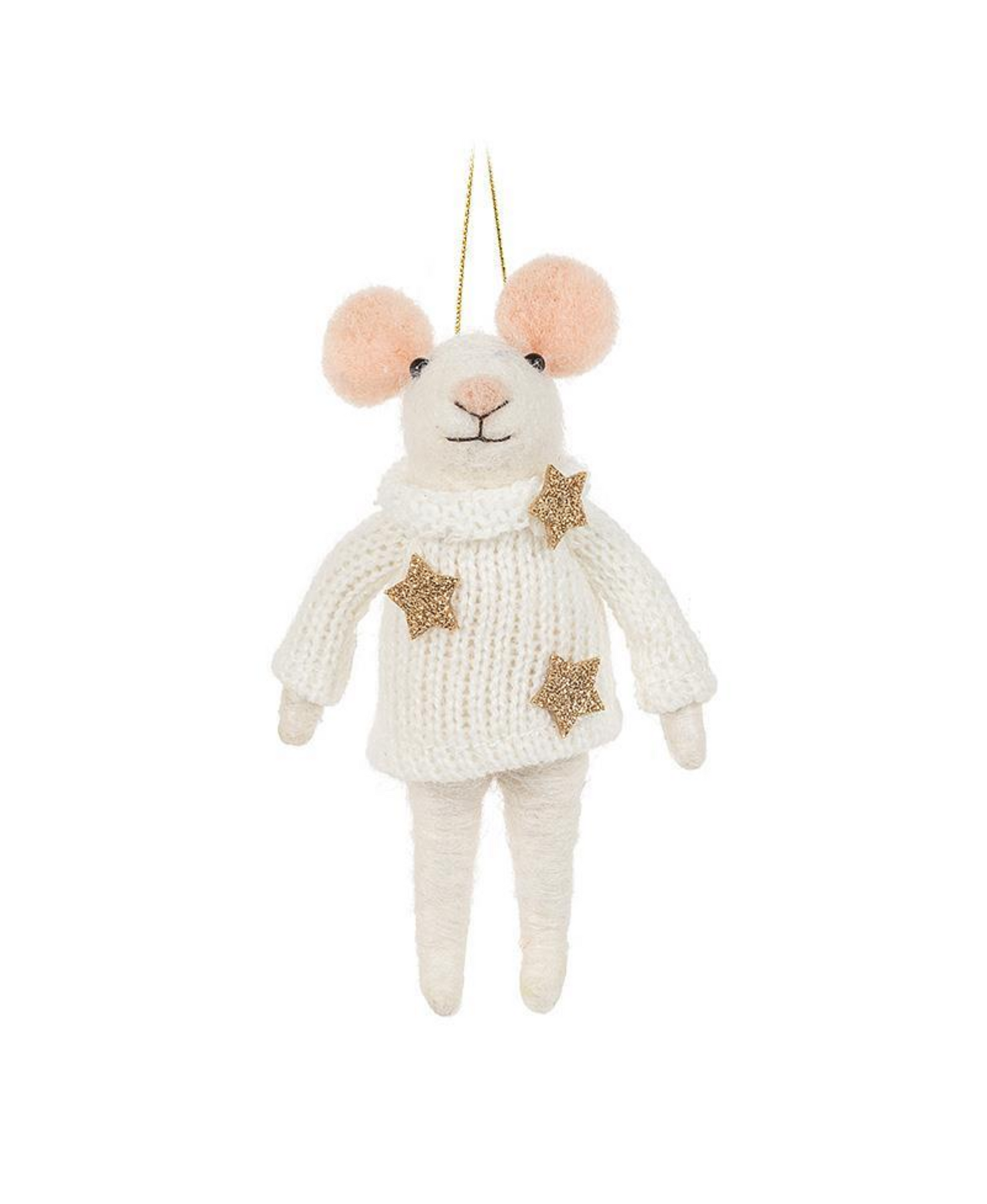 Fancy Winter Mouse Ornaments