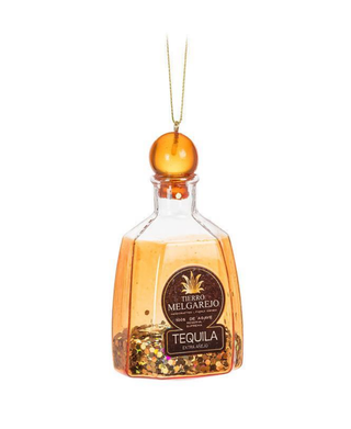 Glitter Tequila Bottle Ornament