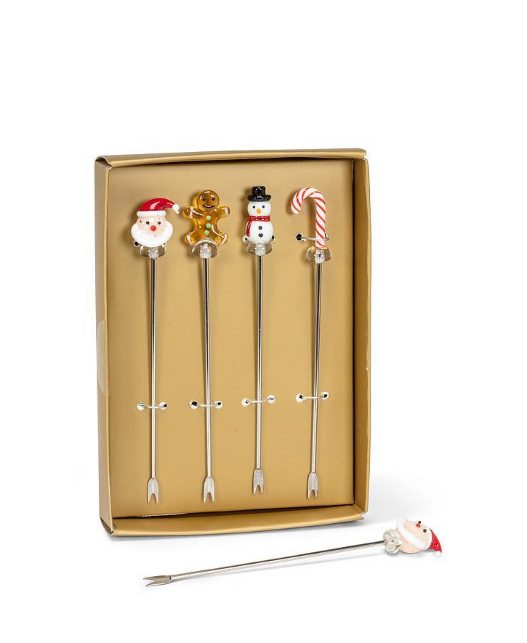 Holiday Icon Cocktail Picks - Set of 4