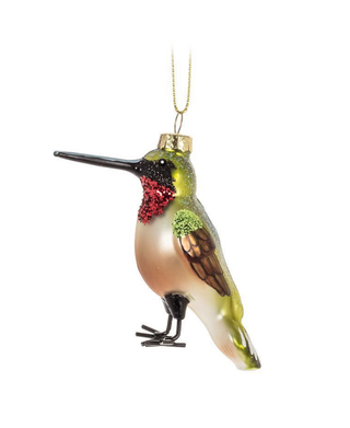 Ruby Throat Hummingbird Ornament