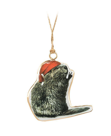 Voyageur Beaver Ornament