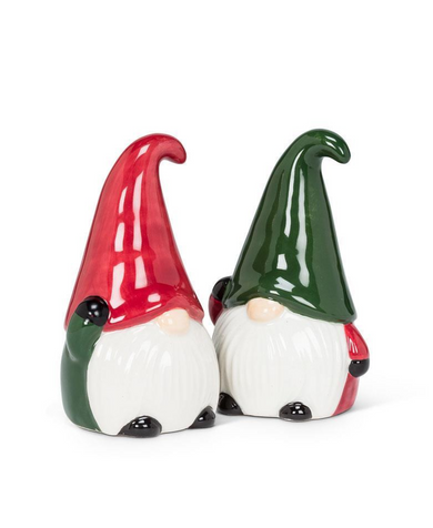 Winter Gnomes Salt & Pepper Shakers